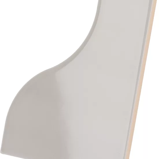 Carrelage Curve Grey 8,3x12 cm - vue latérale du carreau