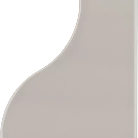 Carrelage Curve Grey 8,3x12 cm - vue de face du carreau