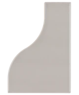 Carrelage Curve Grey 8,3x12 cm - vue de face du carreau