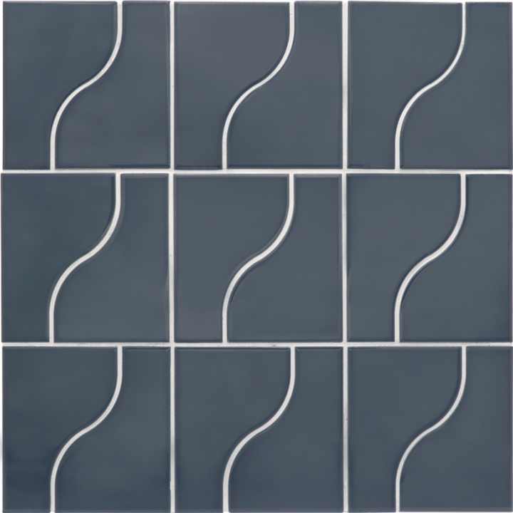 Curve Ink Blue 8.3x12 cm - carrelage NAIS - image 2