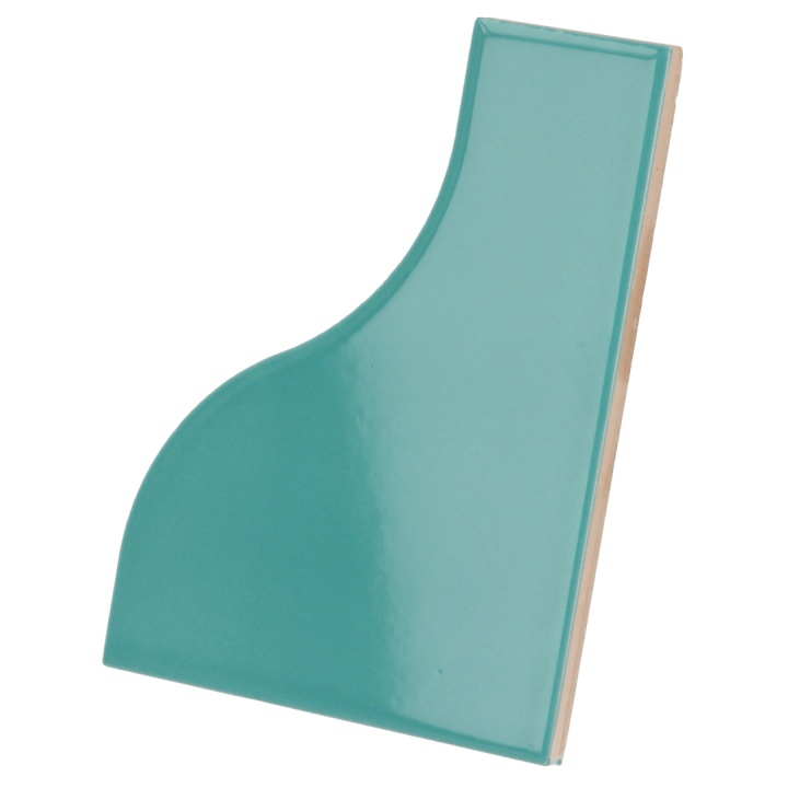 Curve Paon 8.3x12 cm - carrelage NAIS
