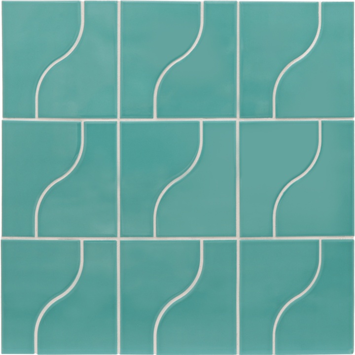 Curve Paon 8.3x12 cm - carrelage NAIS - image 2
