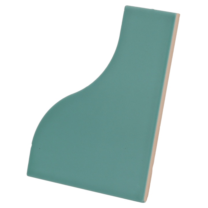 Curve Paon Matt 8.3x12 cm - carrelage NAIS