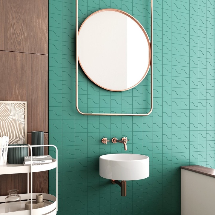 Curve Paon Matt 8.3x12 cm - carrelage NAIS - image 4