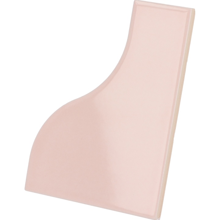 Curve Pink 8.3x12 cm - carrelage NAIS