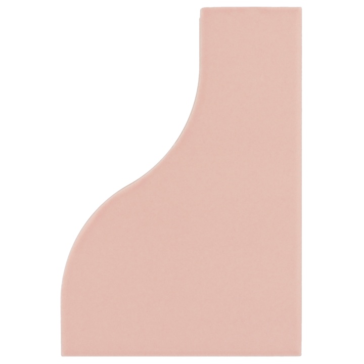 Curve Pink Matt 8.3x12 cm - carrelage NAIS - image 3
