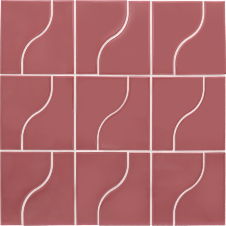 Curve Ruby Shade 8.3x12 cm - carrelage NAIS - image 2