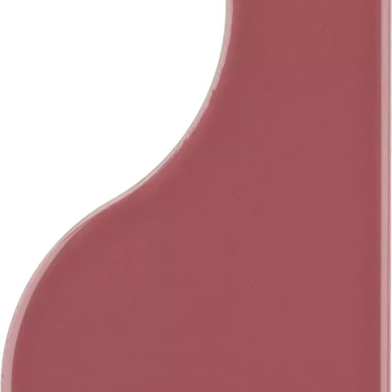 Carrelage Curve Ruby Shade 8,3x12 cm - vue de face du carreau