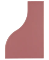 Carrelage Curve Ruby Shade Mat 8,3x12 cm - vue de face du carreau