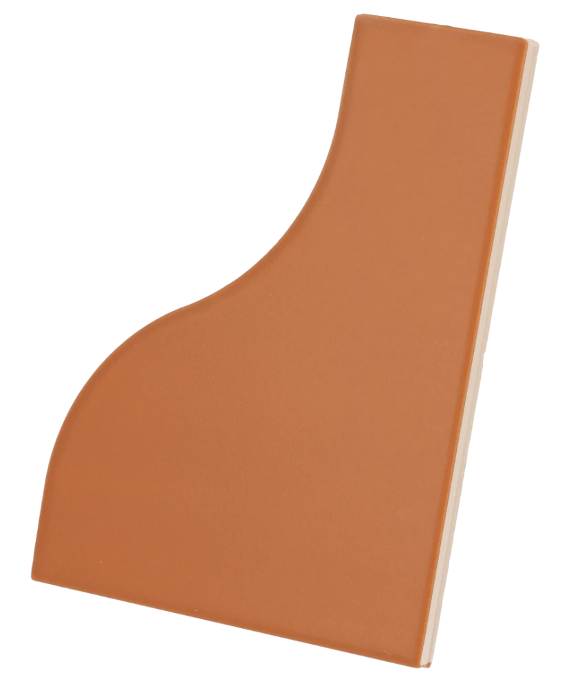 Carrelage Curve Sunset Mat 8,3x12 cm - vue latérale du carreau