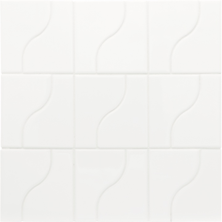 Curve White 8.3x12 cm - carrelage NAIS - image 2