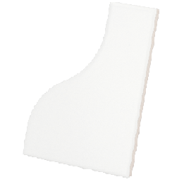 Curve White Matt 8.3x12 cm - carrelage NAIS