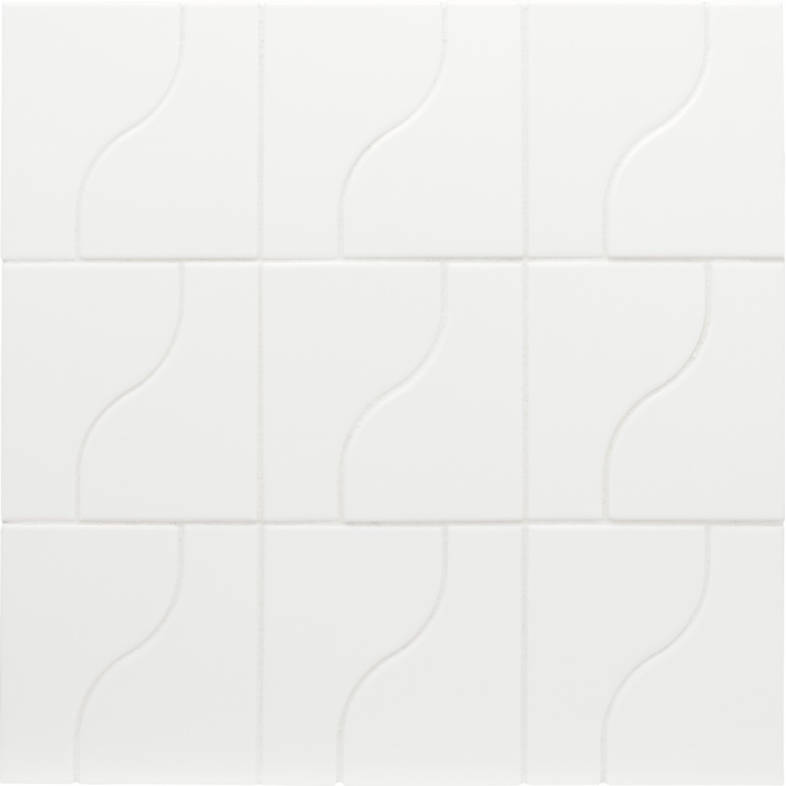 Curve White Matt 8.3x12 cm - carrelage NAIS - image 2