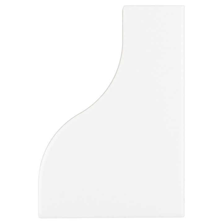 Curve White Matt 8.3x12 cm - carrelage NAIS - image 3