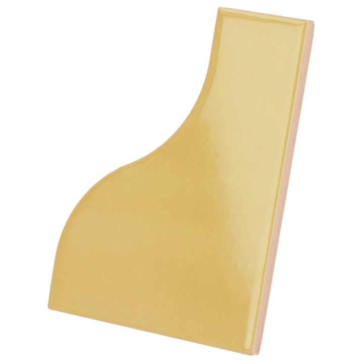 Curve Yellow 8.3x12 cm - carrelage NAIS