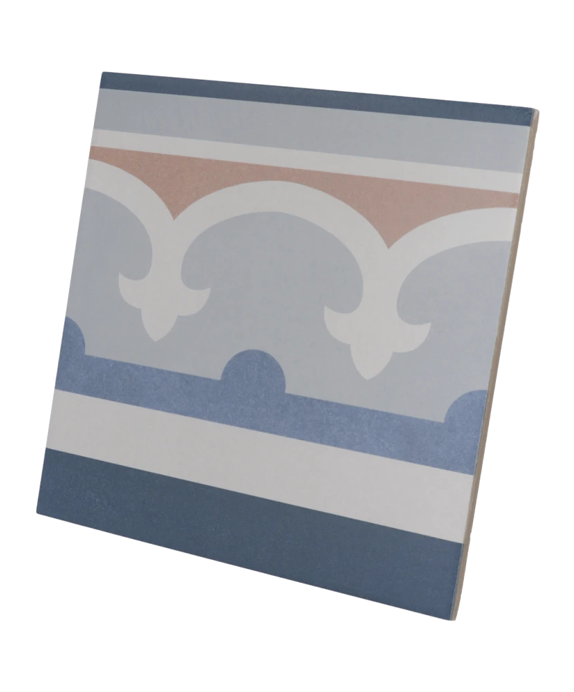 Carrelage Caprice Saint Tropez Border 20x20 cm - vue latérale du carreau