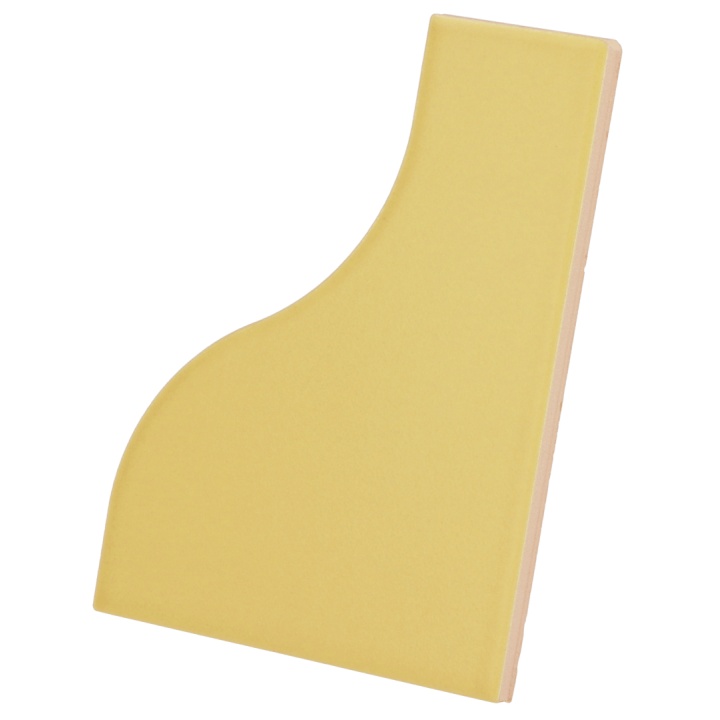 Curve Yellow Matt 8.3x12 cm - carrelage NAIS