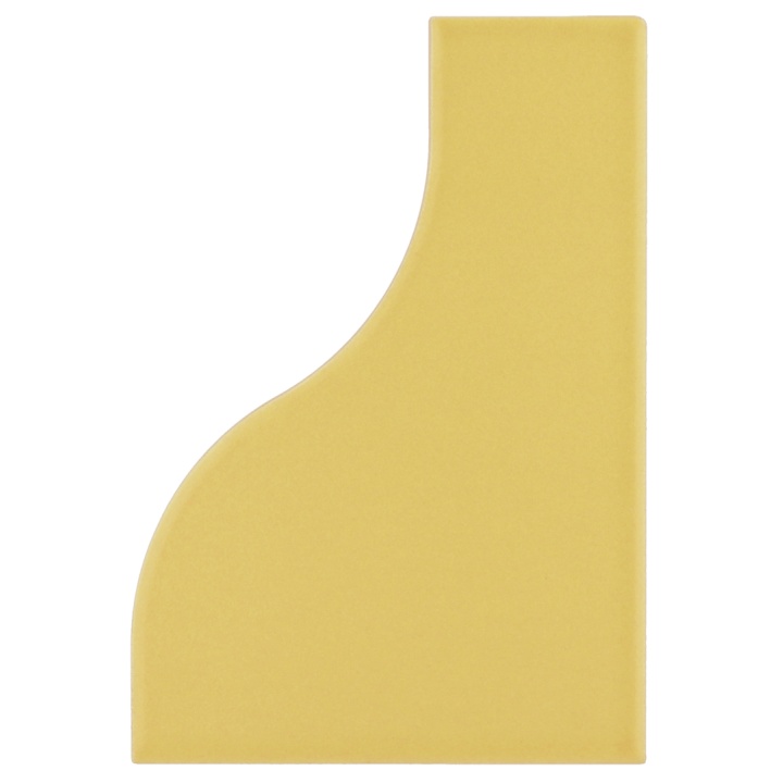 Curve Yellow Matt 8.3x12 cm - carrelage NAIS - image 3