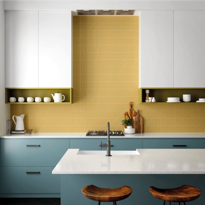 Curve Yellow Matt 8.3x12 cm - carrelage NAIS - image 4