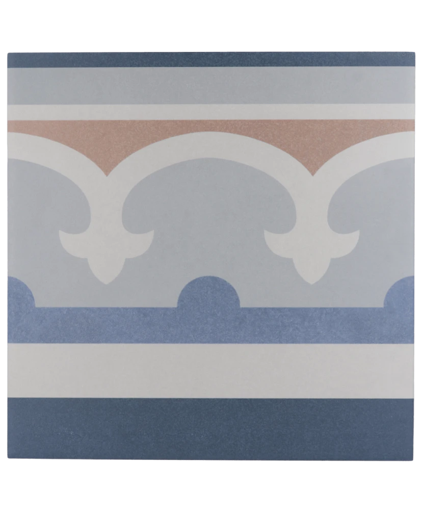 Carrelage Caprice Saint Tropez Border 20x20 cm - vue de face du carreau