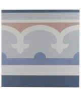 Carrelage Caprice Saint Tropez Border 20x20 cm - vue de face du carreau
