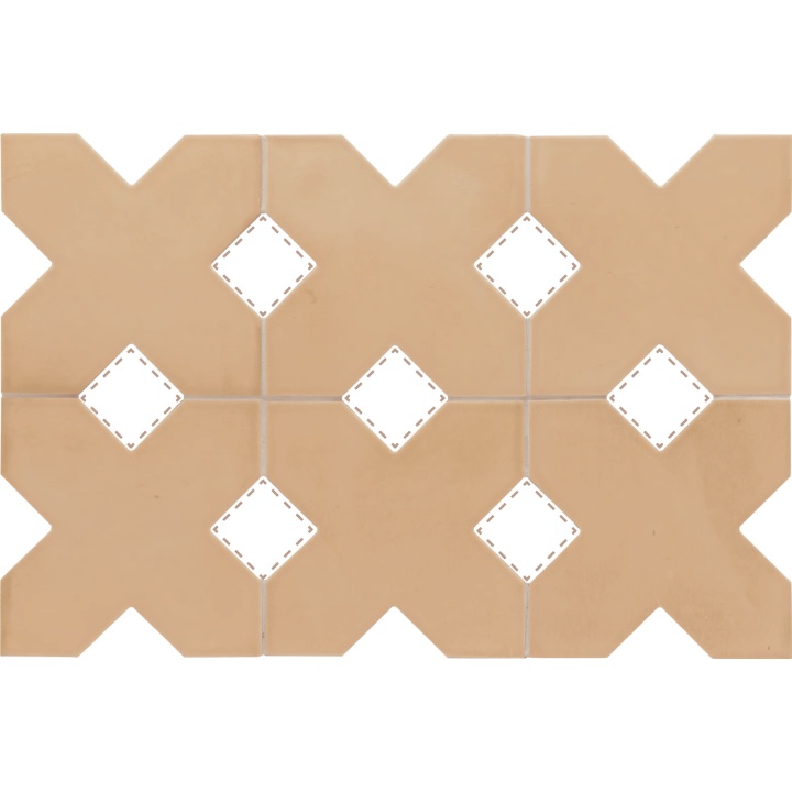 Kasbah Fawn 12x12 cm - carrelage NAIS - image 2