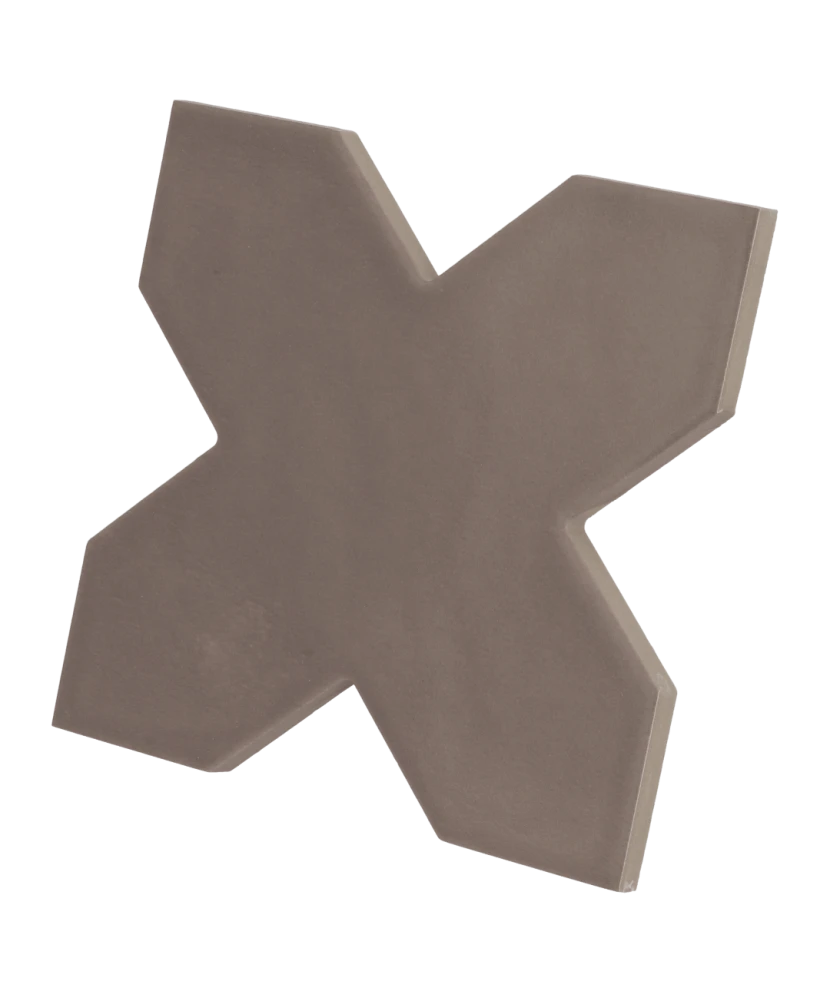 Carrelage Kasbah Mud 12x12 cm - vue latérale du carreau