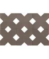 Carrelage Kasbah Mud 12x12 cm - panneau de carreaux