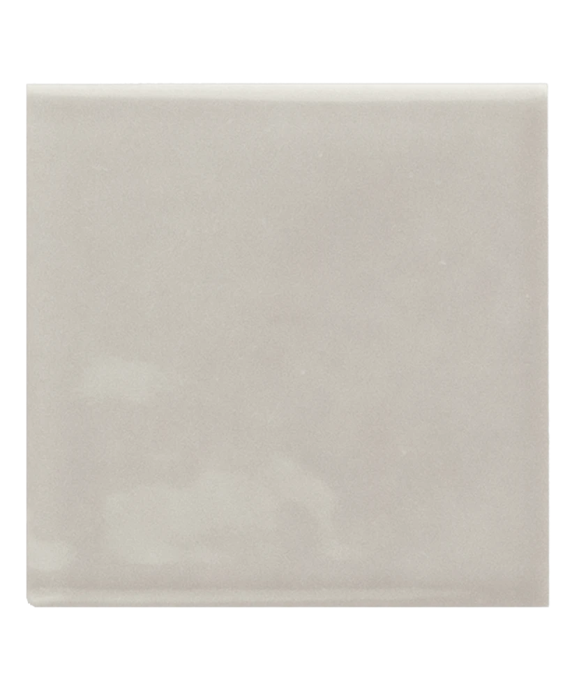 Carrelage Taco Amber Grey 3,4x3,4 cm - vue de face du carreau