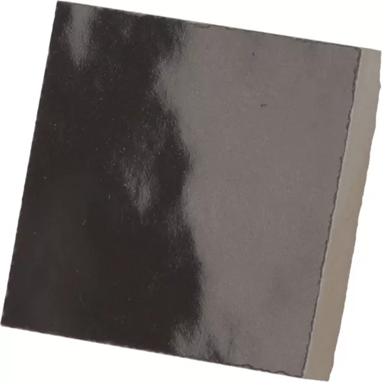 Carrelage Taco Black Hat 3,4x3,4 cm - vue latérale du carreau