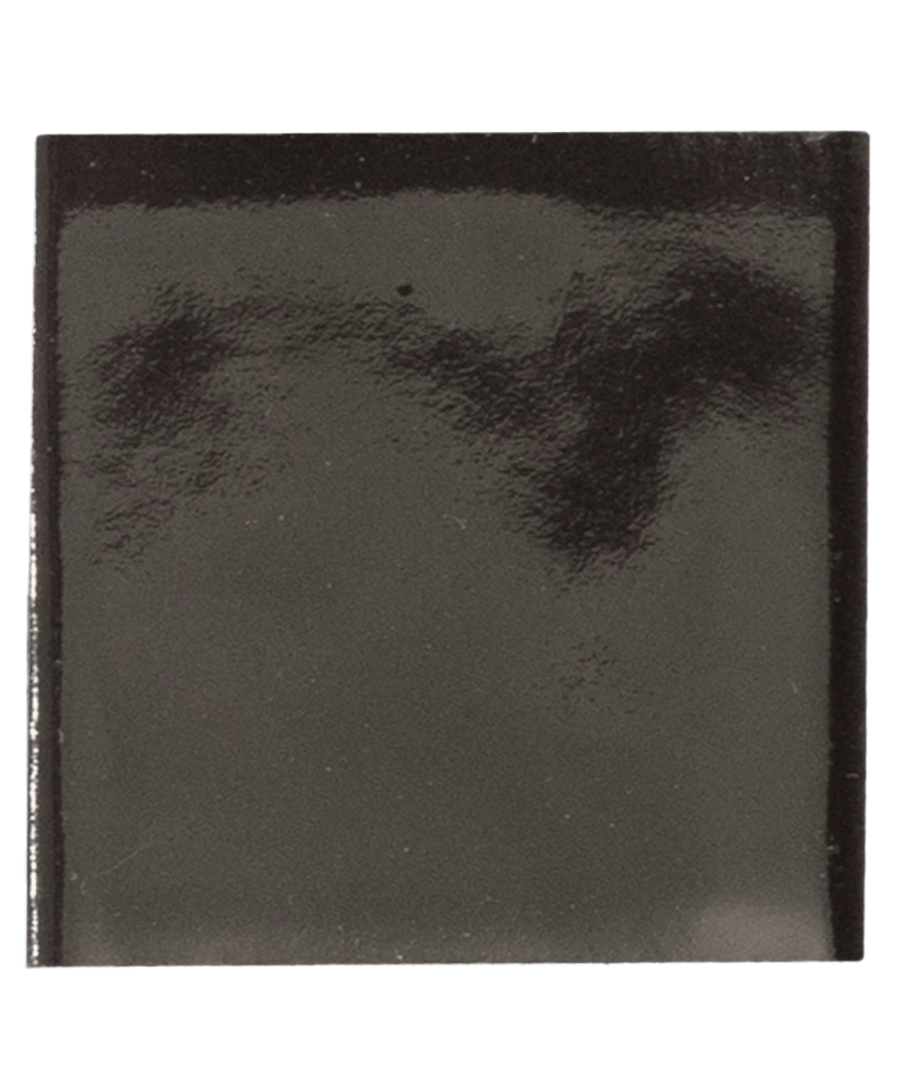 Carrelage Taco Black Hat 3,4x3,4 cm - vue de face du carreau