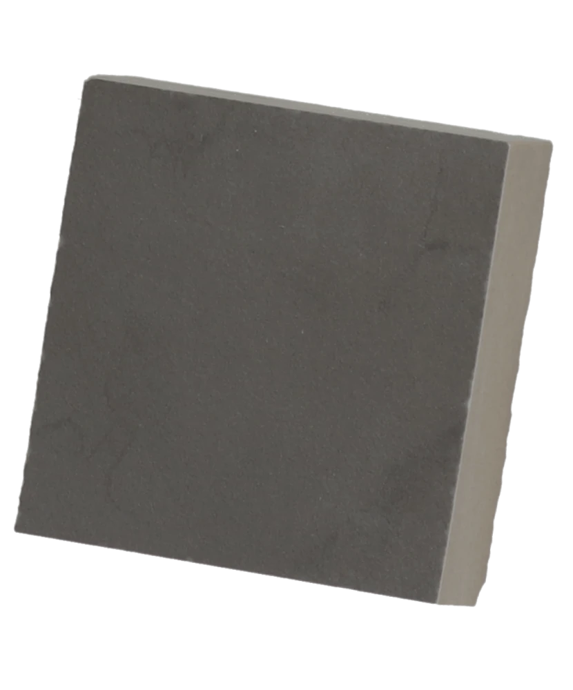 Carrelage Taco Black Hat Mat 3,4x3,4 cm - vue latérale du carreau