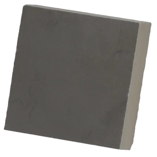 Carrelage Taco Black Hat Mat 3,4x3,4 cm - vue latérale du carreau
