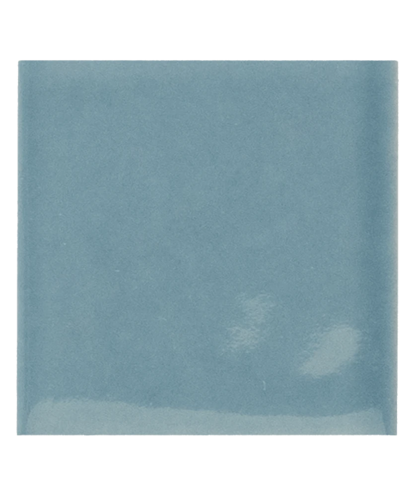 Carrelage Taco Blue Grass 3,4x3,4 cm - vue de face du carreau