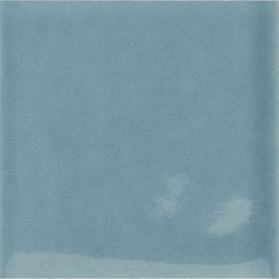 Carrelage Taco Blue Grass 3,4x3,4 cm - vue de face du carreau