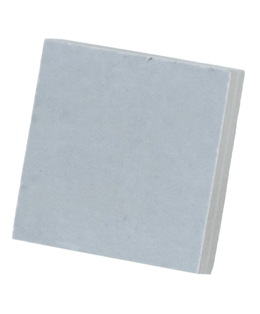 Carrelage Taco Blue Grass Mat 3,4x3,4 cm - vue latérale du carreau