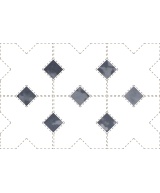 Taco Blue Night 3.4x3.4 cm - carrelage NAIS - image 2