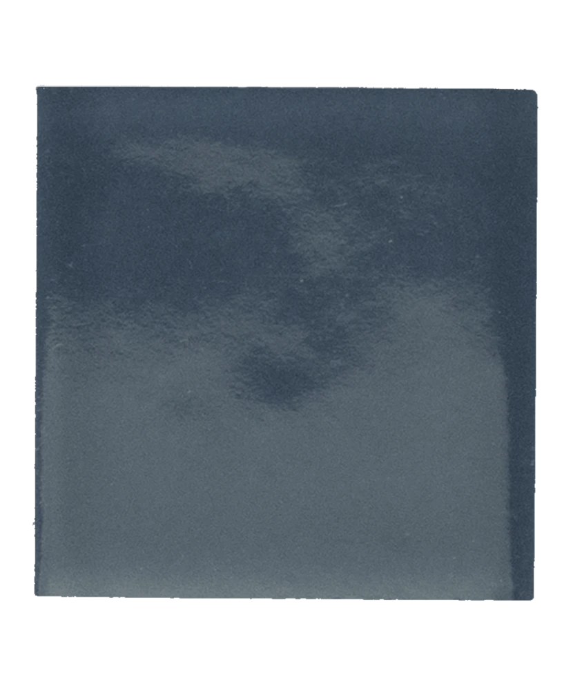 Carrelage Taco Blue Night 3,4x3,4 cm - vue de face du carreau