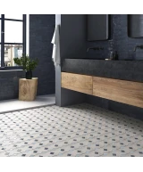Carrelage Taco Blue Night 3,4x3,4 cm - vue d’ambiance 2