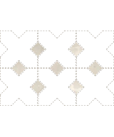 Carrelage Taco Canvas 3,4x3,4 cm - détail du carreau