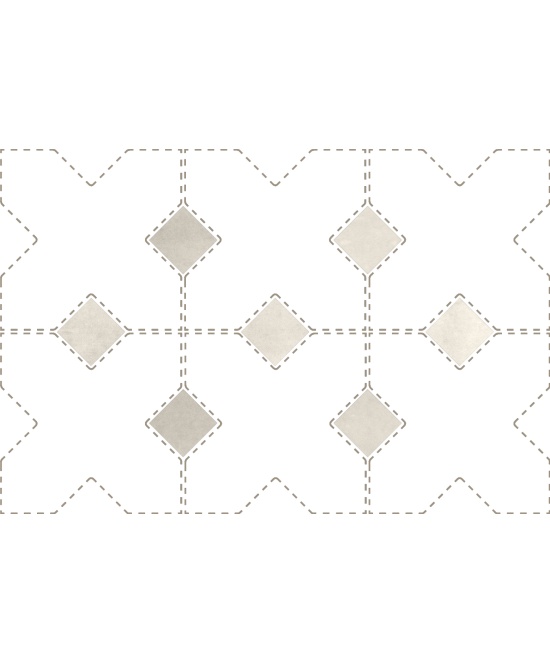 Taco Canvas Matt 3.4x3.4 cm - carrelage NAIS - image 2