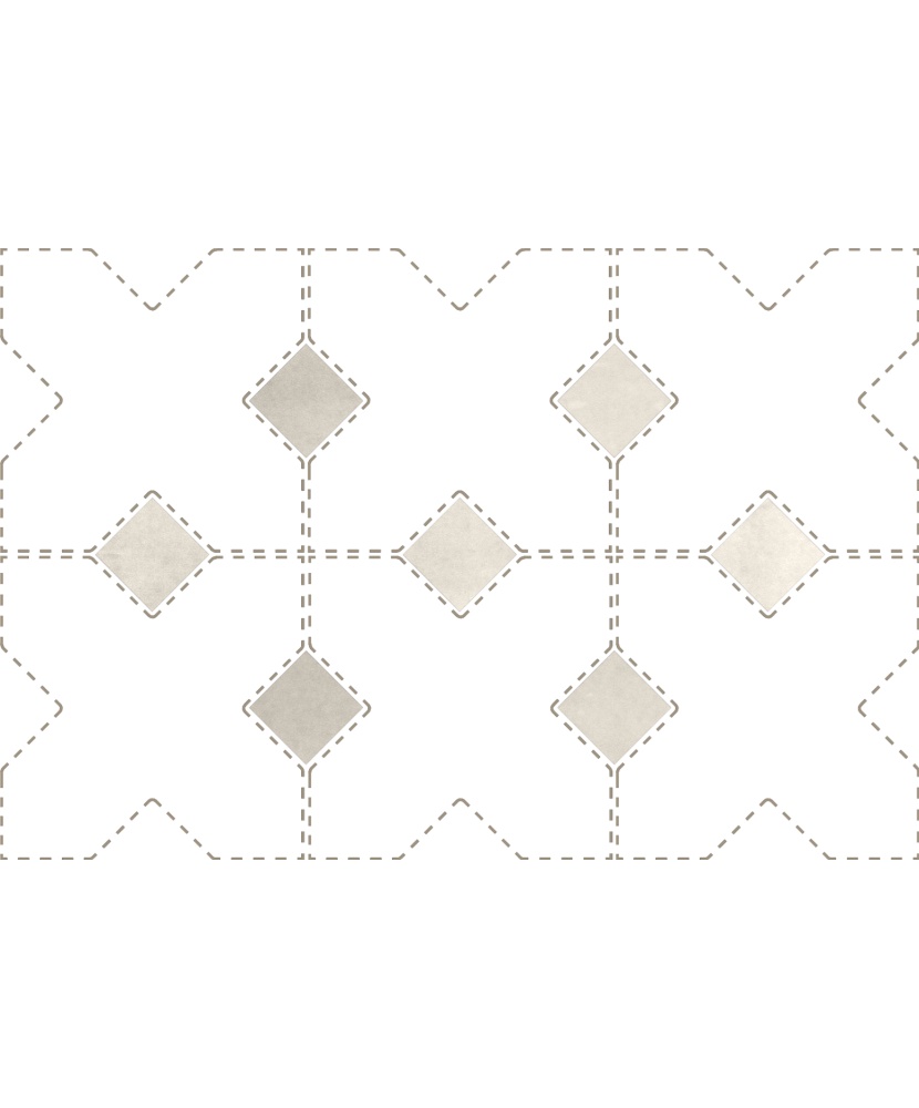 Taco Canvas Matt 3.4x3.4 cm - carrelage NAIS - image 2