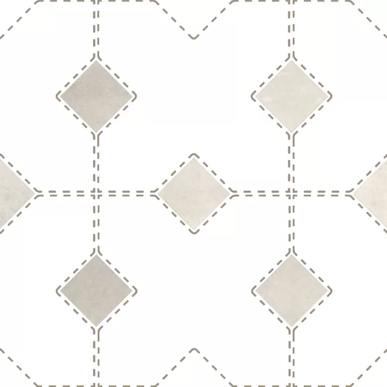 Carrelage Taco Canvas Mat 3,4x3,4 cm - détail du carreau