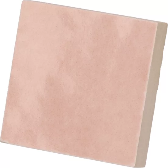 Carrelage Taco Orchard Pink 3,4x3,4 cm - vue latérale du carreau