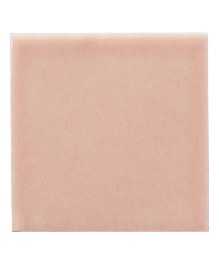 Carrelage Taco Orchard Pink 3,4x3,4 cm - vue de face du carreau