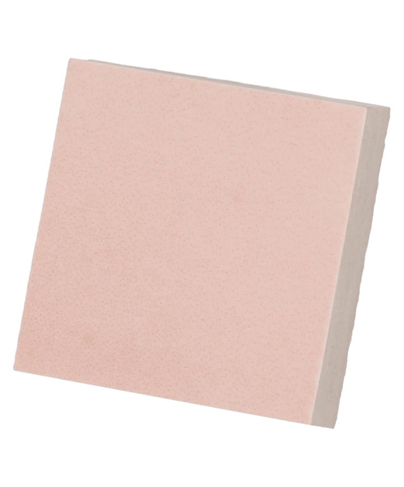 Carrelage Taco Orchard Pink Mat 3,4x3,4 cm - vue latérale du carreau
