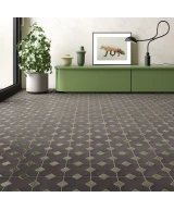 Carrelage Taco Verd 3,4x3,4 cm - vue d’ambiance