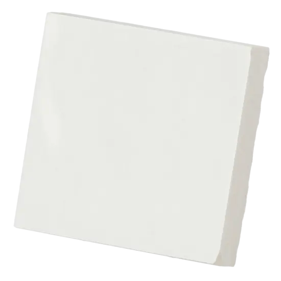 Carrelage Taco White 3,4x3,4 cm - vue latérale du carreau