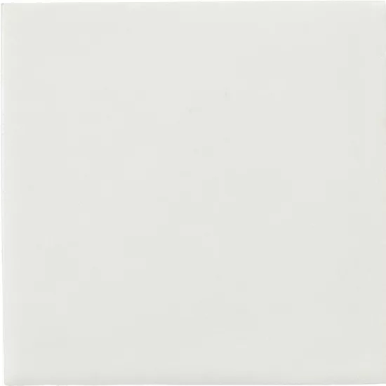 Carrelage Taco White Mat 3,4x3,4 cm - vue de face du carreau