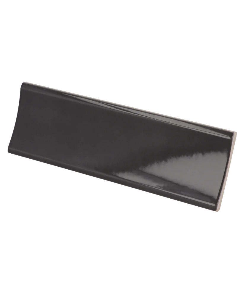 Carrelage Vibe In Almost Black 6,5x20 cm - détail du carreau